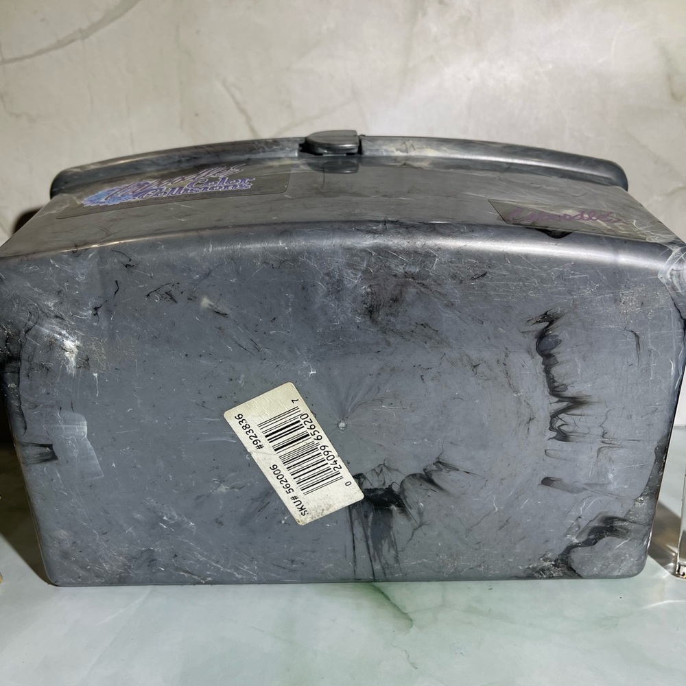 Caboodles Color Collisions Vintage Organizer Silver Marble Has a Tray & Mirror! - Picture 14 of 15